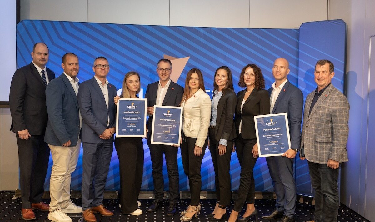 Colonnade Insurance získala dve prvé miesta v ankete SIBAF® award 2025