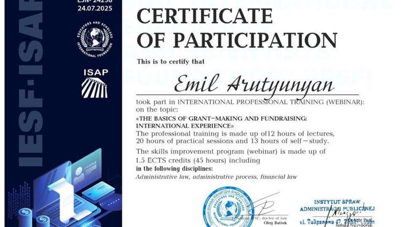 Profesionálne vedomosti v prospech dobra: vzdelávanie o grantoch ako cesta rozvoja sociálnych projektov